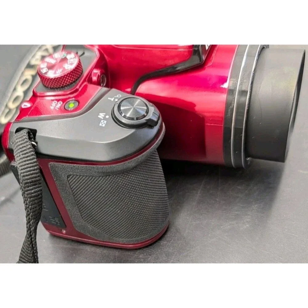 Nikon Coolpix B500 Digital Camera Red 16.0MP 40X Wide Optical Zoom